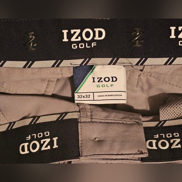 Izod Men's Grey Golf Swing Flex Stretch Performance Golf‎ Pants Mens 32 x 32 - Picture 4 of 4
